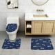 thumbnail image 2 of Juego de alfombras de baño de 3 piezas del equipo Seahawks Alfombra antideslizante para baño de 24 x 16 pulgadas, 2 of 7