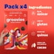 thumbnail image 5 of GROOVIES | Pack x4 Cereal de Quinoa Sin Az&uacute;car | Cereales Gluten Free - Ideal para Tomar con Leche - Fuente de Proteina | Quinoa Inflada Chocolate - Snacks Saludables para Ni&ntilde;os, 5 of 7