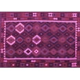 thumbnail image 1 of Ahgly Company Indoor Rectangle Oriental Purple Traditional Area Rugs, 7' x 9', 1 of 4