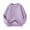 Purple, variant on HAiming Boys Girls Thermal Warm Sweatshirt Casual Crewneck Long Sleeve Pullover Basic Fleece Tops Kids Clothes