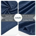 thumbnail image 5 of JML Brushed Microfiber Pillowcases King Set of 2, Soft and Cozy, Wrinkle, Fade, Stain Resistant,20"x 40",Navy, 5 of 5