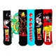 thumbnail image 1 of 6 Pares Calcetines Animados Locos Arte Calidad Premium +caja, 1 of 2