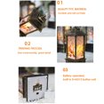 thumbnail image 2 of yeacher Christmas Snow Globe Lantern Hang-ing Lamp LEDs Warm Night Light Batter-y Operated for Home Ornamnet Gifts, 2 of 8