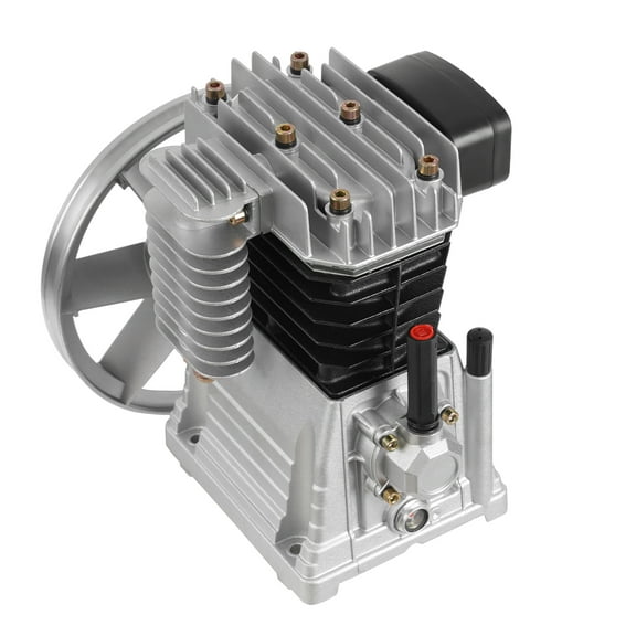 Air Compressor Pump Head, 3HP Single Stage Twin Cylinder Air Compressor Pump Head,  Air Compressor Head  66Gal/min