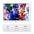 thumbnail image 7 of Power Rangers Rug, Ultra Soft Flannel Area Rug With Non-Slip Backing, Plush Memory Foam Carpet Rug For Bedroom, Living Roo,M Dining Ro,Om Playroom, Absorbent Washable Floor Mat, 7 of 7