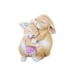 thumbnail image 2 of 2 figuritas de animales de jardín de resina para decoración de micropaisajismo, accesorios de mesa Rosa Sharpla estatua de conejito, 2 of 8