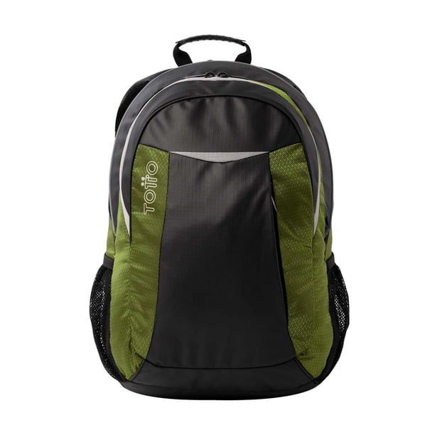 TOTTO Mochila Ergonómica Extra Grande Porta Laptop 15.4 con Bolsillo para Botella | Escuela - Oficin negro G