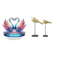 thumbnail image 1 of Escultura De Cisne De Madera Acrílica, Estatua De Pájaro, Centro De Mesa, Figura De Animal Moderna, Decoración, Estantería, Oficina, Dormitorio, Adorno, 1 of 8