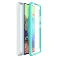 thumbnail image 3 of for Samsung Galaxy A71 4G (NOT FOR A71 5G) Glitter Phone Case Dual Layer Full-Body Rugged Clear Back Case Drop Resistant Shockproof Case with Built In Screen Protector (Teal), 3 of 4