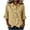 Khaki-shirts, variant on Womens Ruffle 3/4 Sleeve Shirts Faux Cotton Linen Asymmetrical Button Casual Fashion Dressy Blouses Boho Trendy Vacation Beach Summer Spring Tops for Women S