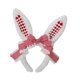 thumbnail image 4 of Diadema de orejas de conejo Macarena peluche para mujeres niñas grande rojo, 4 of 8