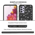 thumbnail image 6 of Compatible with Samsung Galaxy A13 Case, Glitter Sparkly Samsung Galaxy A13 4G Phone Case with Slim Silicone Shockproof Protective Bumper Cover for Cute Girls Women (Black), 6 of 14
