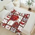 thumbnail image 6 of Flannel Fleece Blanket for Bed & Sofa - Soft Printed Throw Blanket, Fuzzy Blanket & Throw 40x50 Inches, 6 of 6
