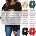 thumbnail image 3 of Xinoom Women Halloween Crewneck Pullover Sweatshirt, Cute Ghost Pumpkin Bat Pattern Long Sleeve Tops, Loose Fit Casual Shirts for Holiday Daily Wear Pink,L, 3 of 8