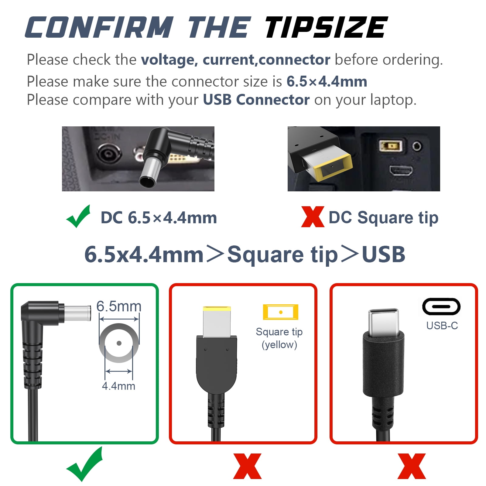 19V Charger for LG Monitor Power Cord - 65W DC Power Supply for LG Electronics Monito 19" 20" 22" 23" 24" 27" 32" 34" LCD LED HD TV Monitor Widescreen Replacement Power Adapter Cord