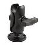 RAM-103U-B RAM Mounts SHORT Double Socket C-Size Arm with Round Ball Plate