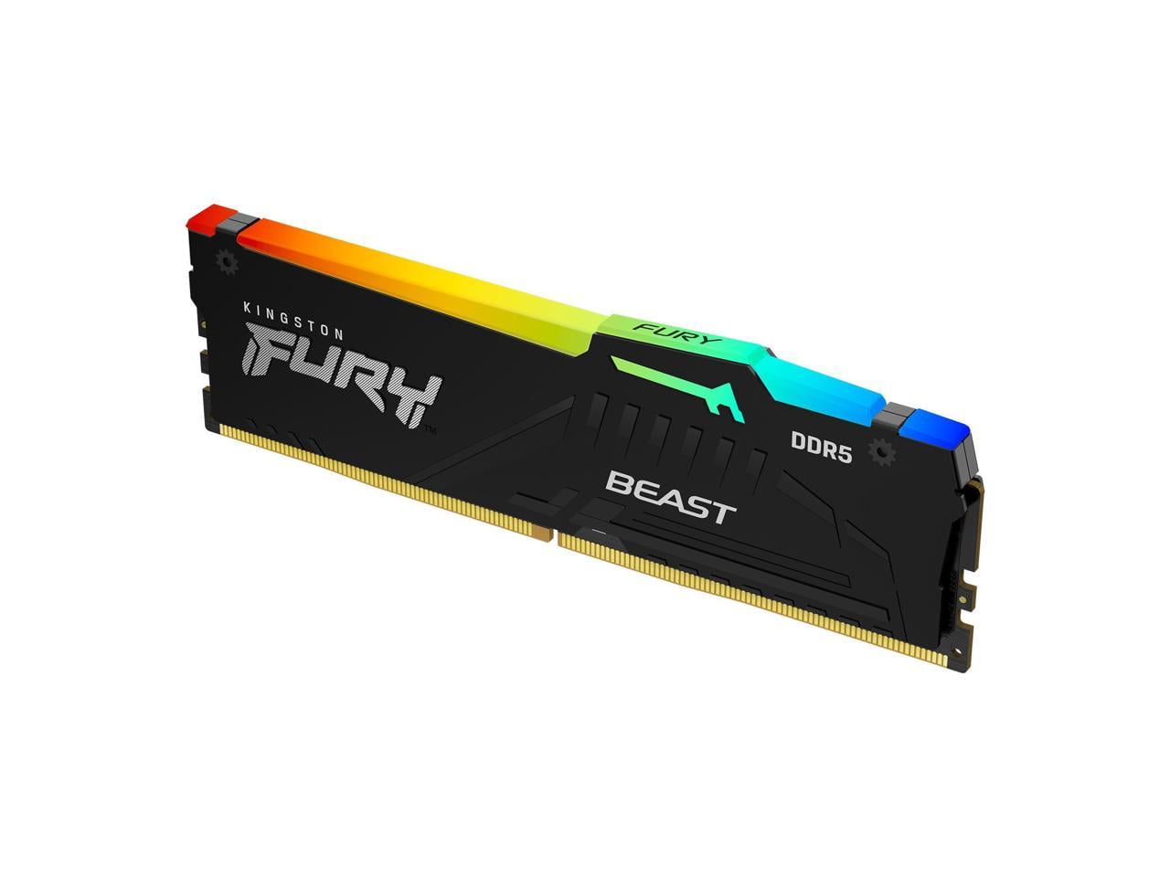 KINGSTON 8GB 5200MT/s DDR5 CL40 DIMM FURY Beast Black RGB
