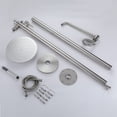 thumbnail image 4 of Freestanding Outdoor Shower with Detachable Shower Head, Deck Mounted Shower Set, 4 of 5