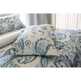 thumbnail image 4 of LCM Home Fashions, Inc. Kelly Classic Blue Paisley Printed Quilt Set Full - Queen 3 Piece, 4 of 5