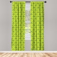 thumbnail image 3 of Ambesonne Rural Curtains, Country House on Hills, Pair of 28"x63", Multicolor, 3 of 5