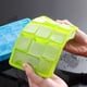 thumbnail image 4 of Molde de silicona para cubitos de hielo con 15 cavidades para tartas, para hacer cubitos de hielo, gelatina, cupcakes y fondant (verde), 4 of 7