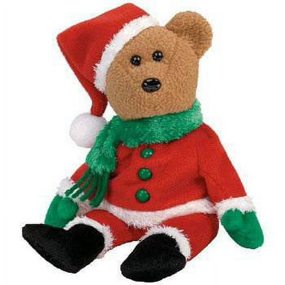 TY Beanie Baby - KRINGLE the Santa Bear (8.5 inch) Plush