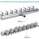 thumbnail image 3 of 8-Way Aquarium Air Flow Control Lever Valve Chromium Copper Distributor Fish Tank Splitter, 3 of 4