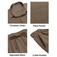 thumbnail image 5 of COOFANDY 2 Piece Casual Linen Set for Men Summer Outfit Button Down Shirt and Beach Pants Matching Set, 5 of 6