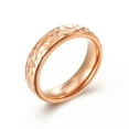 thumbnail image 5 of 6mm Black/Silver/Gold Stainless Steel Irregular Band Mens Women's Ring Size 5-11, 5 of 9