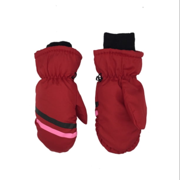 Niños Mittens Invierno Impermeable Cálido con gancho Para Niños Deportes Deportes Regalos Accesorios Accesorios Esquí Impreso Actividades al aire libre Elenxs HA059220-03B