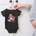 thumbnail image 5 of The Smurfs Cartoon Lazy Mushroom Nap Romper Boys or Girls Infant Baby Brisco Brands 18M, 5 of 6