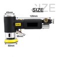 thumbnail image 2 of Air Sander Mini Pneumatic 2inch 3inch Grinding Machine Set For Car Polishing High Speed Air Powered Polisher Air Tool+Sponge ,Easy to Use, 2 of 6
