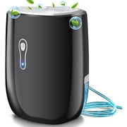 Dehumidifier with drain hose,Ultra-Quiet Small Dehumidifier with Drain Hose, 27 OZ Portable Dehumidifier for Home,Basement,Bathroom,Living Room,Bedroom Garage with Auto Shut off(260 sq.ft)