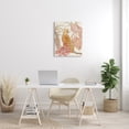 thumbnail image 2 of Stupell Industries Poised Cheetah Tropical Blush Monstera Fern Forest Animals & Insects Painting Gallery Wrapped Canvas Print Wall Art, 24 x 30, 2 of 6