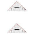 thumbnail image 1 of Moyic Multifunction Triangular Ruler Scribing Rulers degree 45/90 Tools 2piezas Tipo 1, 1 of 1