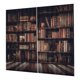 thumbnail image 4 of Yosooo 2 tama?os de Cortinas Opacas, Cortina de Ventana de poliéster Estantería 3D Cortinas de Sombra Impresas Cortinas para Dormitorio Sala de Estar decoración(170 * 200cm) Ecomeon no, 4 of 6