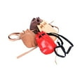 thumbnail image 4 of Mythrojan Leather Pouch Drawstring Storage Bag for Coins and Dice, Dark Brown, 4 of 7