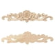 thumbnail image 3 of 2 calcomanías con incrustaciones de muebles de tallado en madera de estilo europeo sin pintar 38x8cm, 3 of 5