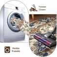 thumbnail image 4 of Boho Southwestern Bathroom Rug Washable 2x3 Entryway Rug Non Slip Heritage Antique Country Blue Front Door Mat Low Pile Indoor Doormat Throw Floor Carpet for Kitchen Bedroom Entrance, 4 of 8