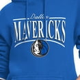 thumbnail image 3 of Women's Starter Blue Dallas Mavericks Arch Stripe Fleece Hoodie, 3 of 3