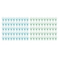 thumbnail image 3 of Small Binder Clips, 100pcs Star Binder Clips Blue Green  For Account, 3 of 8