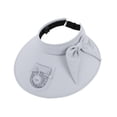 thumbnail image 4 of Sombrero de ventilador de enfriamiento sombrero de playa de borde ancho para caminatas deportes para campamento de campamento ciclismo Gris, 4 of 10