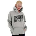 thumbnail image 4 of Goal Digger Overachiever Funny Unisex Plus Fleece Graphic Hoodie Brisco Brands 3X, 4 of 5