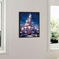 thumbnail image 3 of Nawypu  Merry Christmas Christmas Moon Castle Wall Art Framed Canvas Prints Poster Holiday Wall Decor For Living Room,Office,Bedroom,Dorm,Kitchen Decorations, 3 of 4