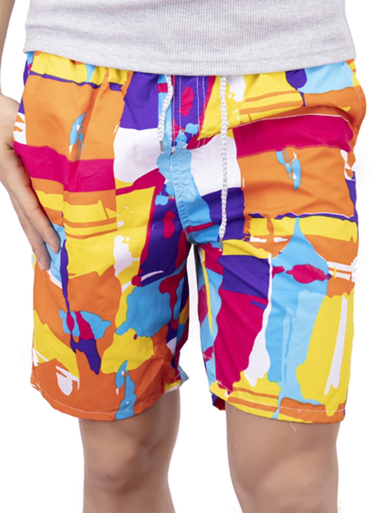 mens swim trunks with cargo pockets