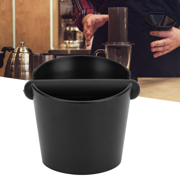 Espresso Knock Box Mini Coffee Ground Box, Coffee Knock Box, Antideslizante Coffee Slag Grounds Cubo Para Cafetería Para El Hogar
