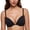 Black, variant on Women Wireless Bra Front-Closure Smooth Cup Push-Up Design Stable Support Comfortable Daily Wear Beige 34 (M)