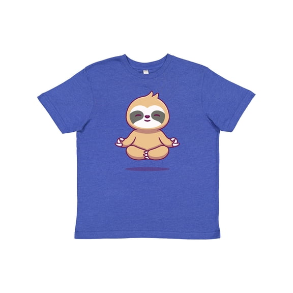 Inktastic Meditating Sloth Youth T-Shirt