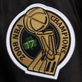 thumbnail image 7 of Men's Mitchell & Ness  Black Boston Celtics Hardwood Classics Blackout Collection Full-Snap Varsity Jacket, 7 of 7