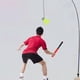 thumbnail image 5 of Accesorios para entrenamiento de raquetas de bádminton, ligeros, portátiles y profesionales. Rojo, 5 of 8